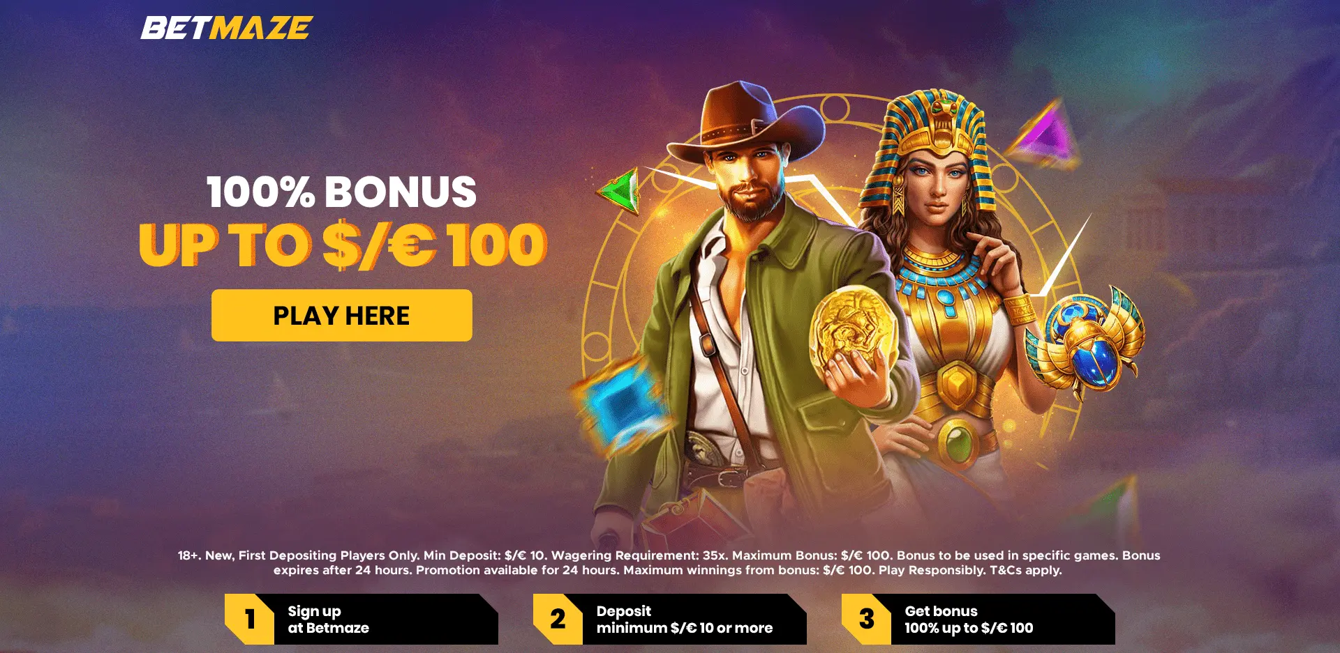 Casino Welcome Offer MGA - Desktop