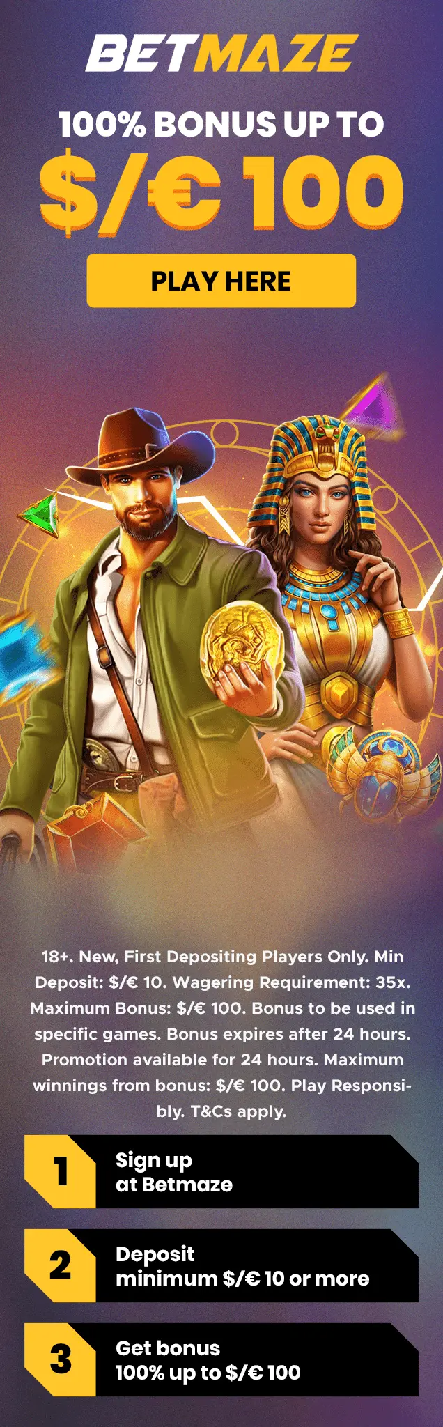 Casino Welcome Offer MGA - Mobile